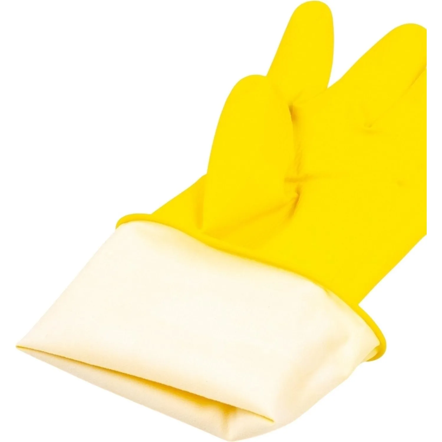 Перчатки резиновые PACLAN Professional латекс желтый 4073274 р.L - фото 4