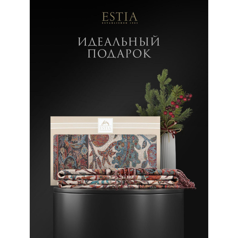 Плед хлопковый Рафаэлла хлопок, шерсть,130х170 - фото 9