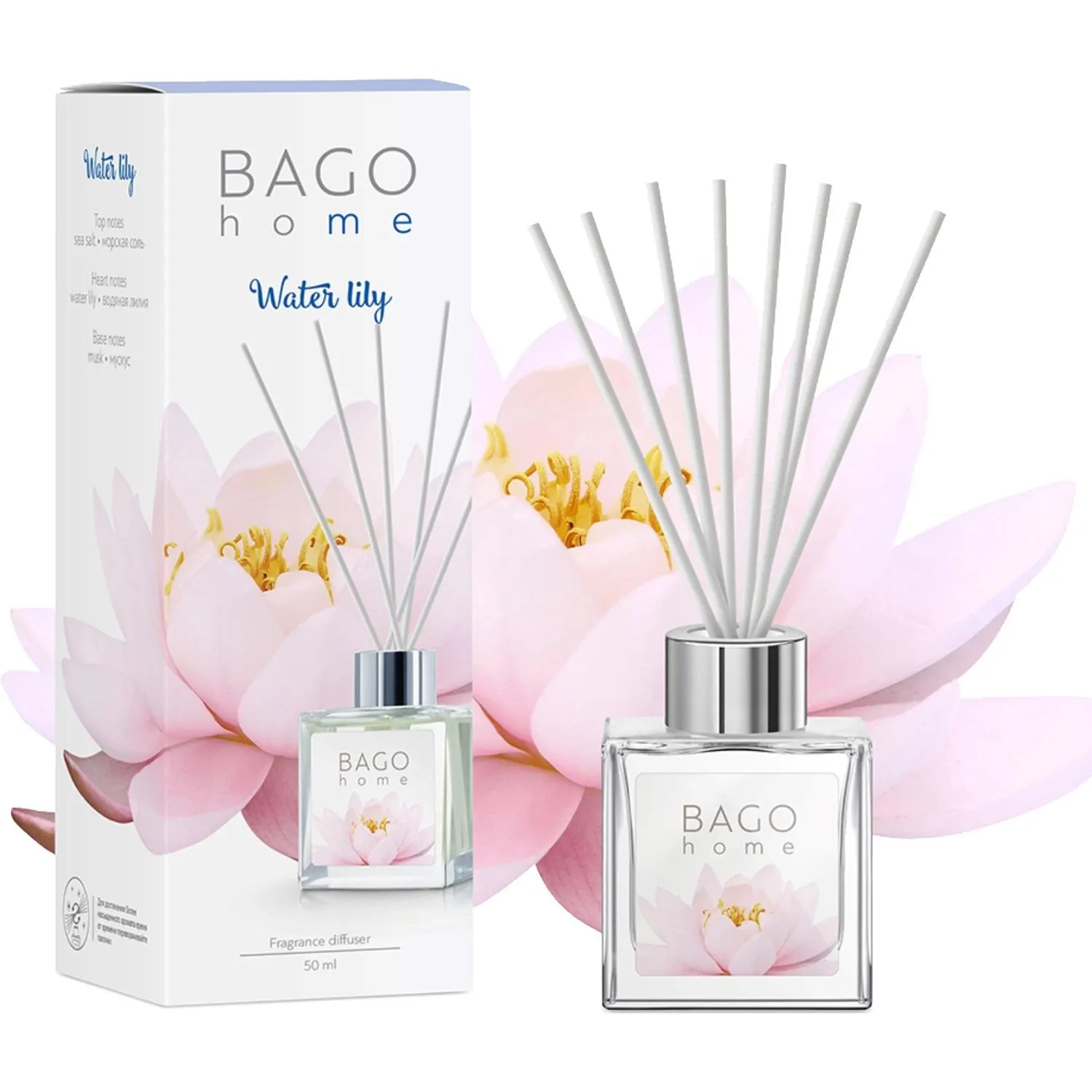 Аромадиффузор Водяная лилия мини-дифф. 50 мл., BGH0616 - фото 3