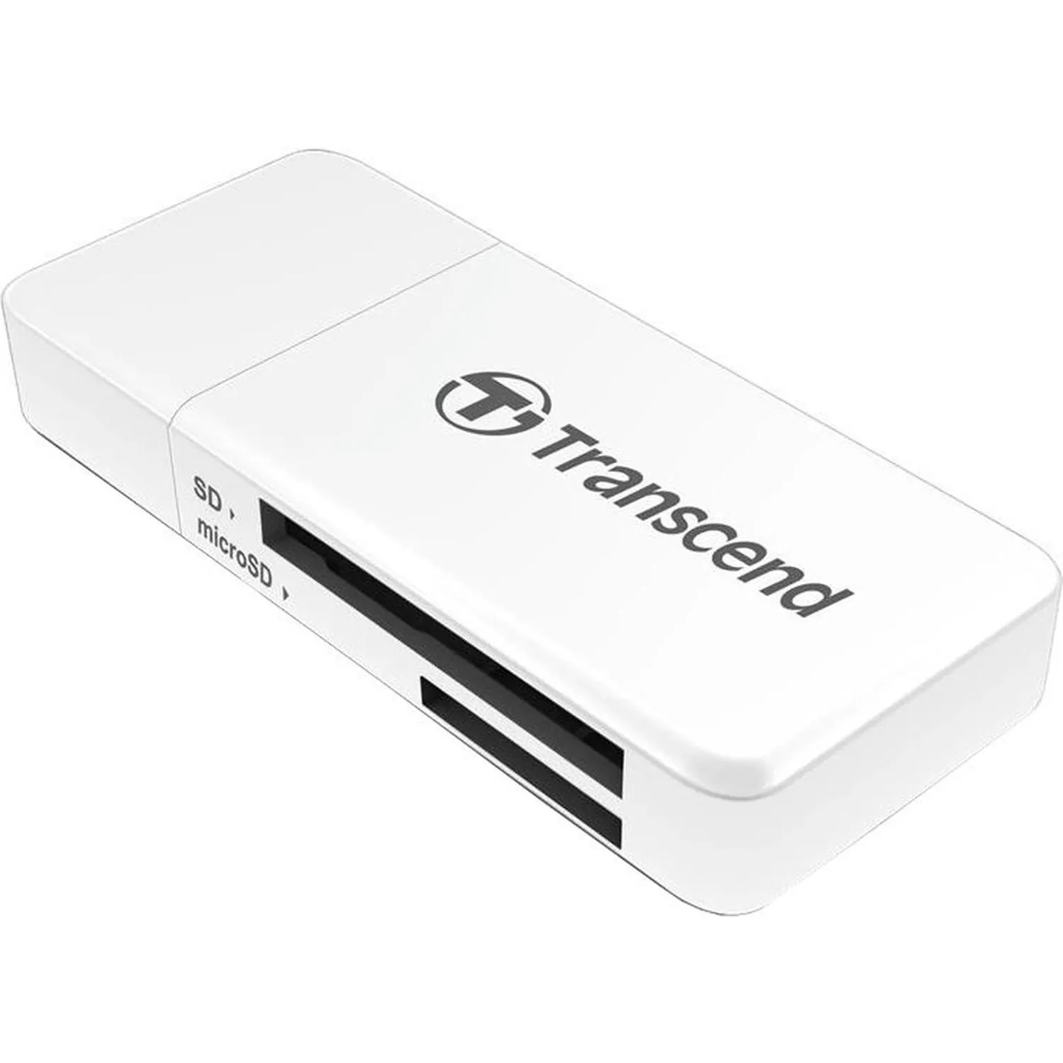Картридер Transcend TS-RDF5W USB 3.0/3.1 RDF5 для карт пам. SD/microSD, бел - фото 1