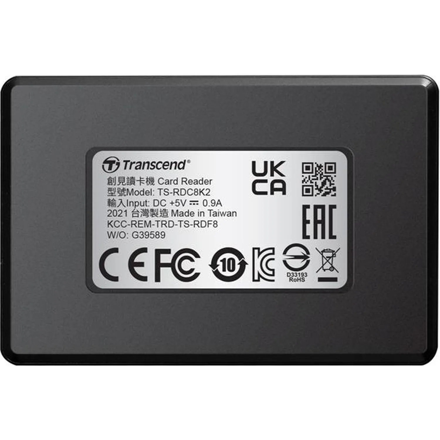 Картридер Transcend TS-RDC8K2 USB-C 3.1 для карт пам.SD/microSD/CF/MSXC - фото 4
