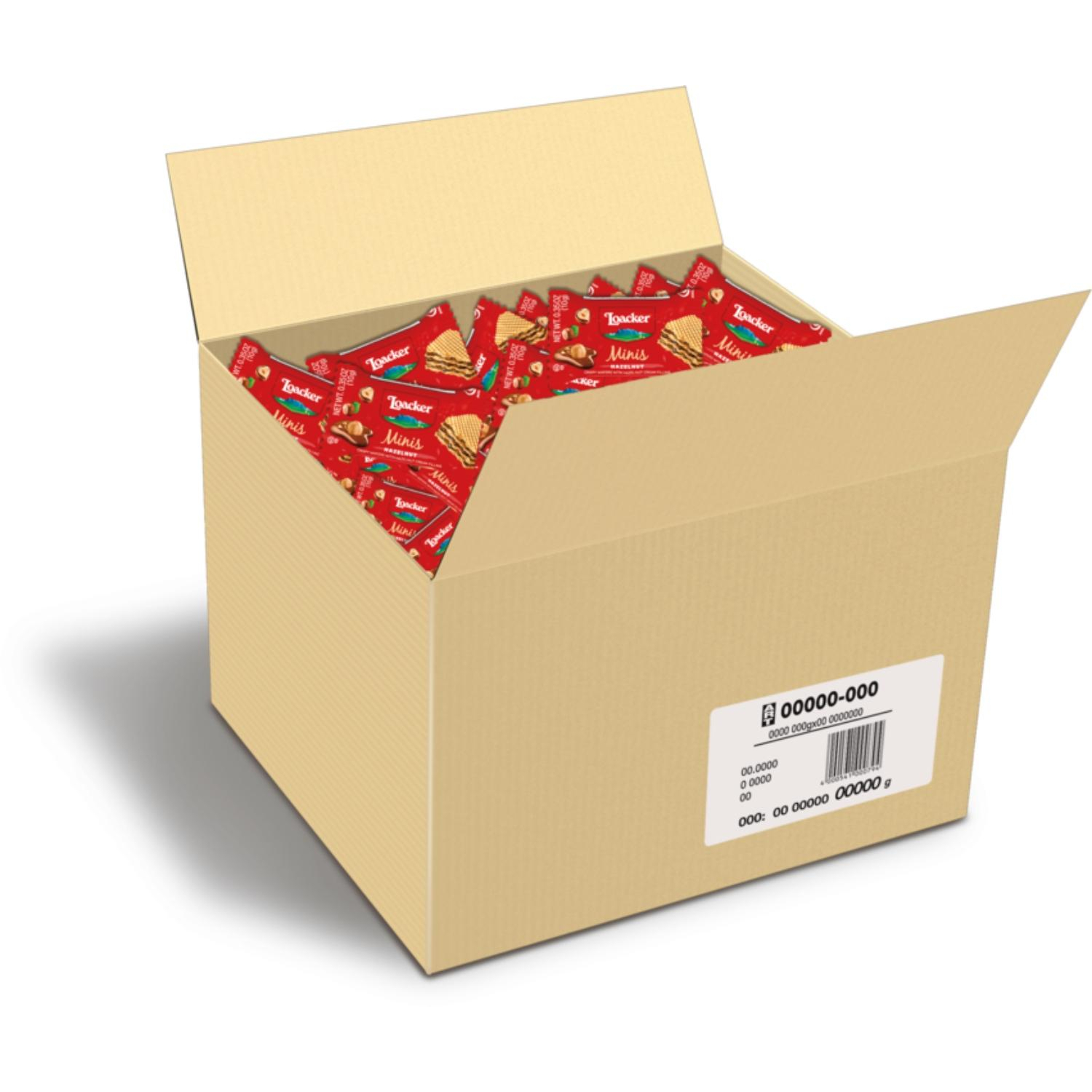 Вафли Loacker минис наполитанер 10гx200шт/уп - фото 1