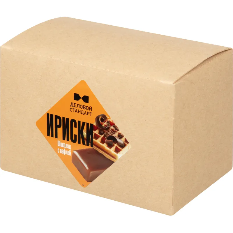 Ирис Деловой стандарт Шоколад с вафлей, 20гx15шт/уп - фото 5