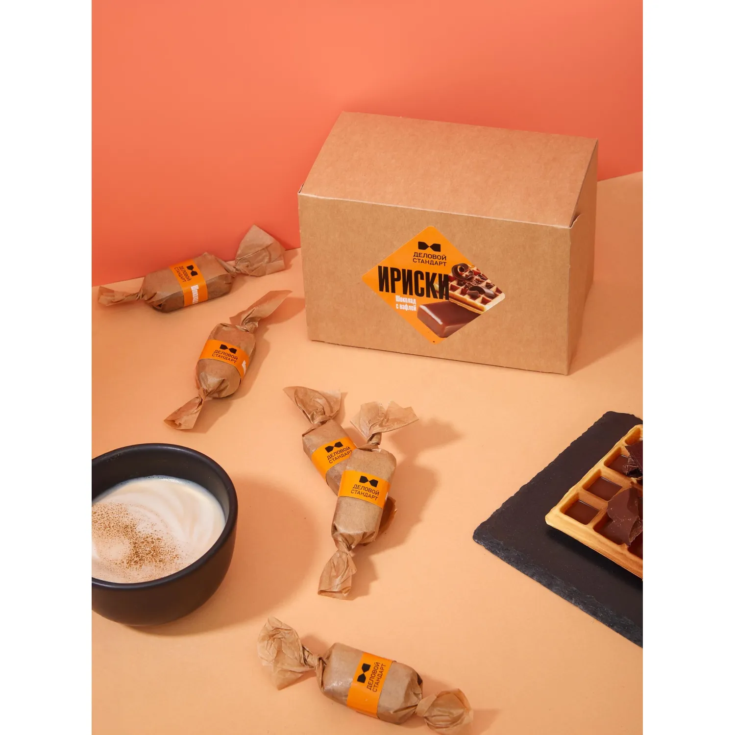 Ирис Деловой стандарт Шоколад с вафлей, 20гx15шт/уп - фото 7