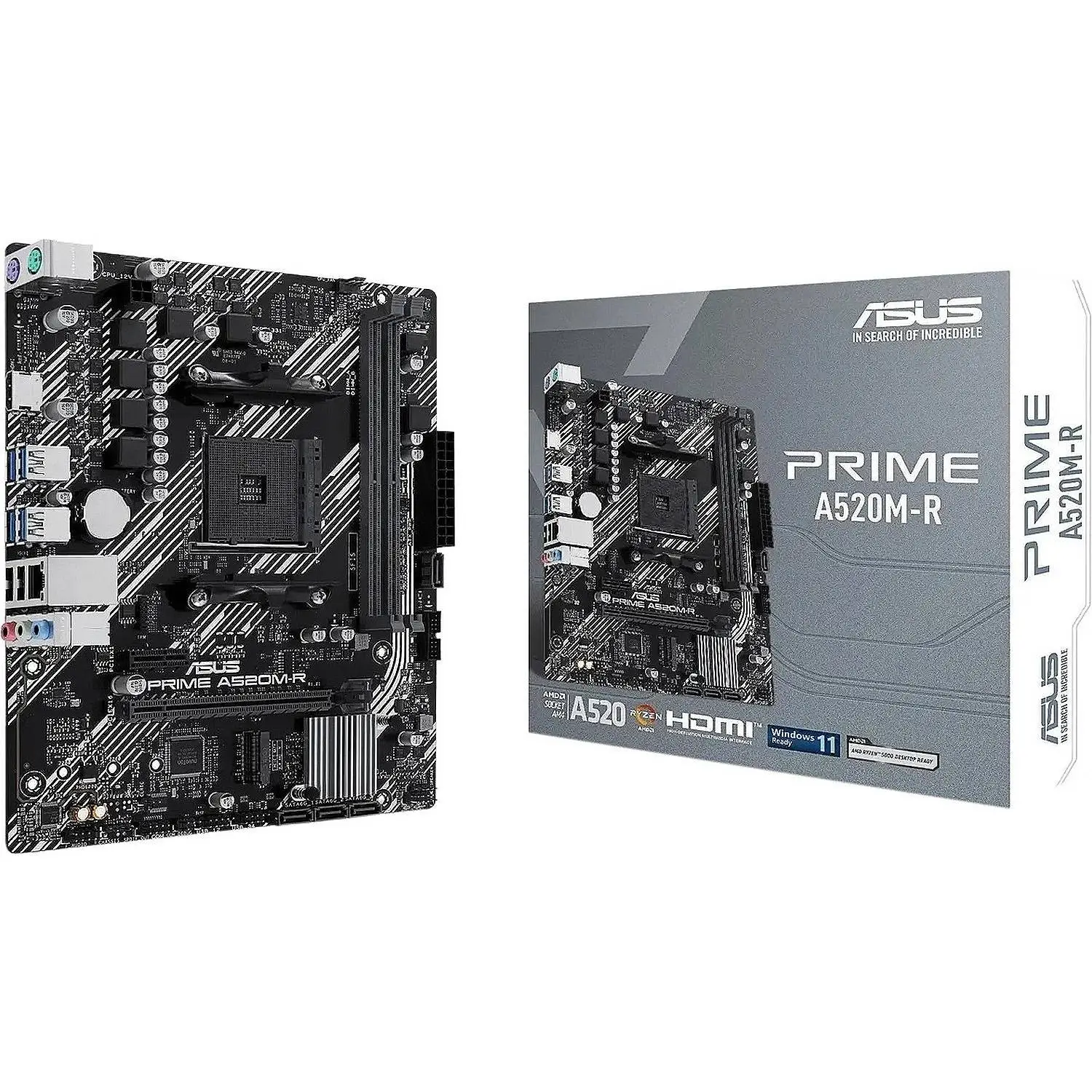 Материнская плата ASUS PRIME A520M-R, AM4, A520, 2xDDR4, mATX - фото 6