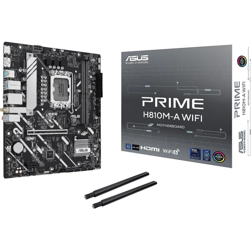 Материнская плата ASUS PRIME H810M-A WIFI, LGA1851, B810, 2xDDR5, mATX - фото 6