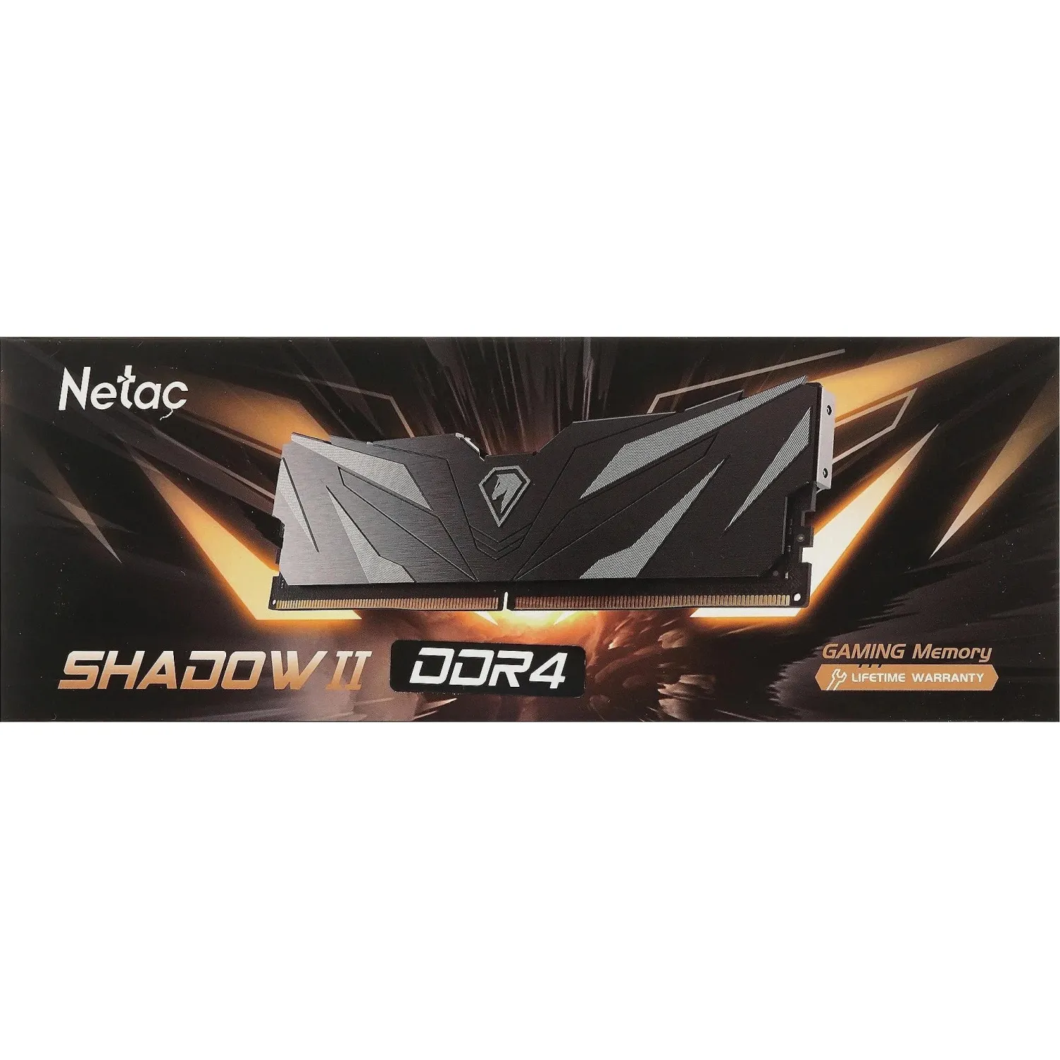 Модуль памяти Netac Shadow II 16GB DIMM DDR4 3200Мгц (NTSWD4P32SP-16K) - фото 4
