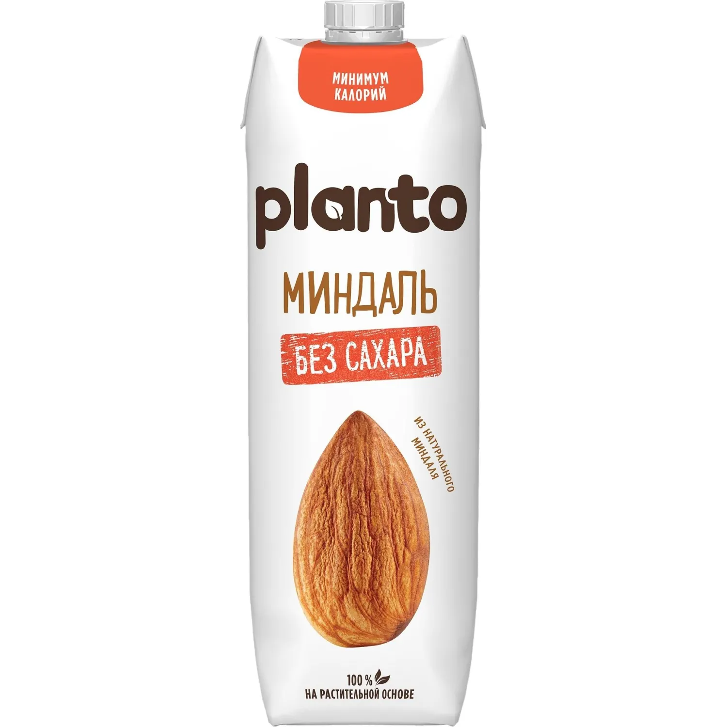 Напиток растительный Planto миндальный без сахара 1,2% 1л - фото 2