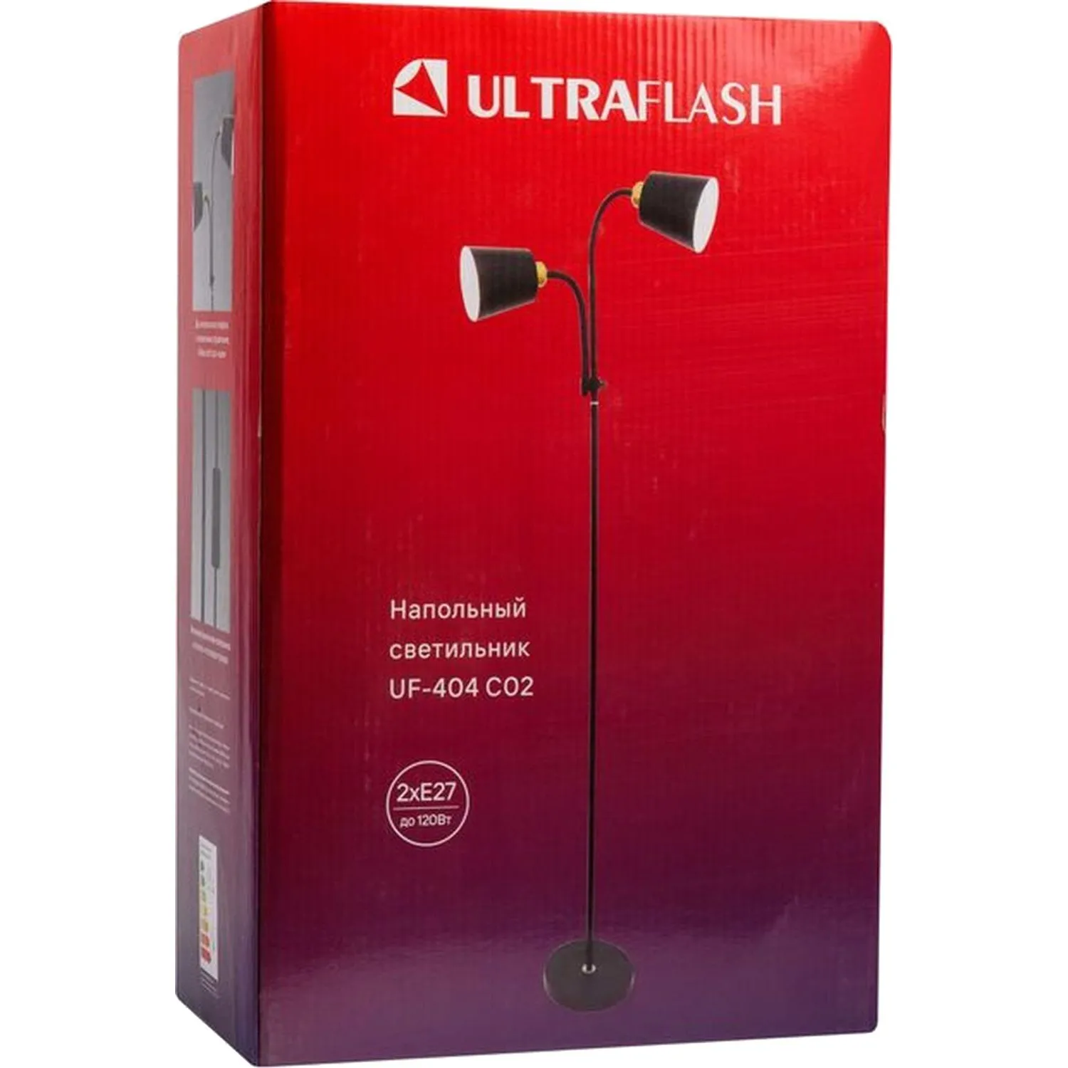 Светильник Ultraflash UF-404 C02 черн  (напольн, торшер, цоколь Е27) - фото 2