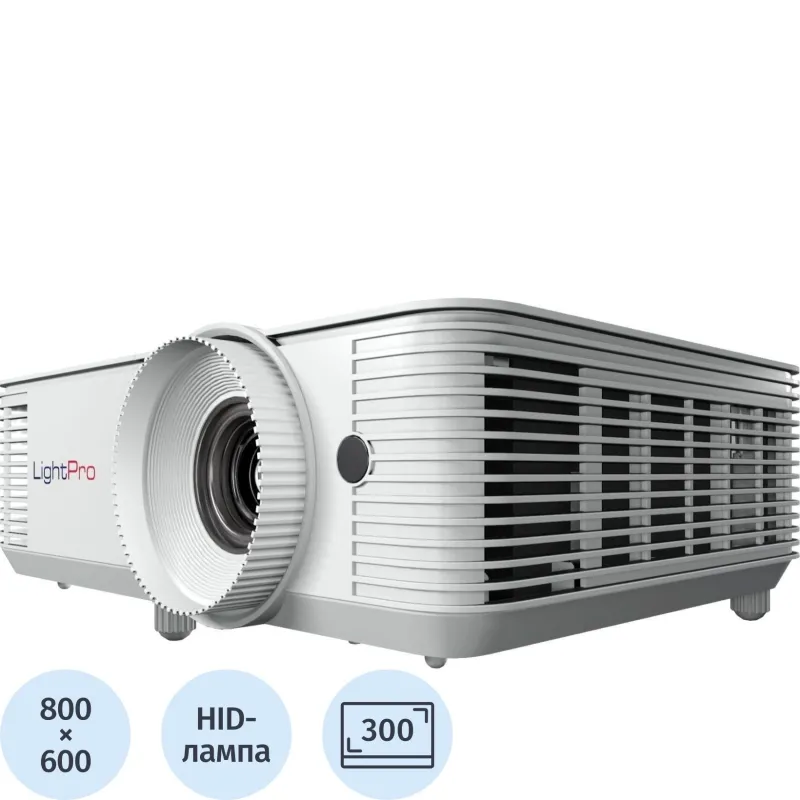Проектор InFocus [IN0002SL]DLP/4000lm/SVGA/30000:1/HDMI/VGA/15000ч/3W бел - фото 1