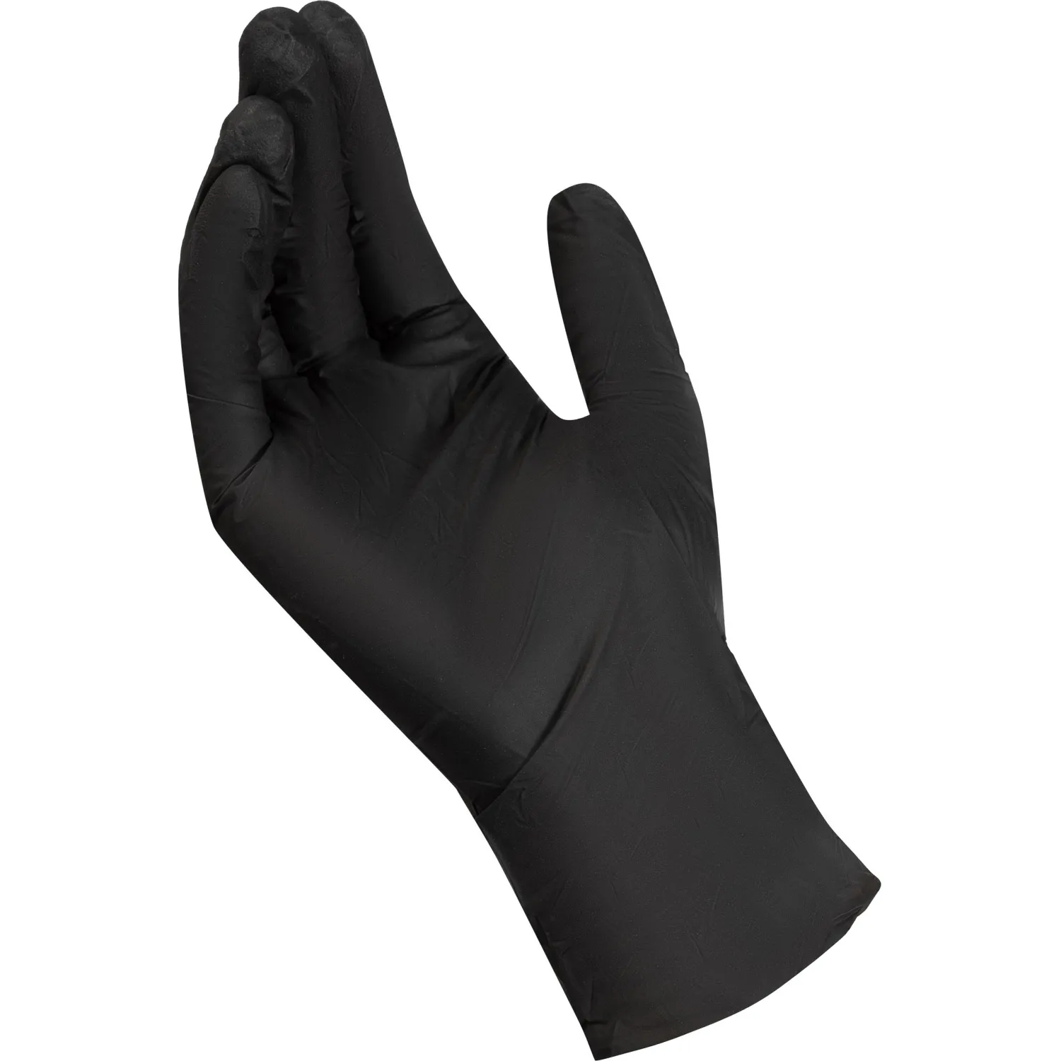 Перчатки нитрил. о/р, н/о, н/с FOXY-GLOVES (М) черный уп/2шт - фото 2
