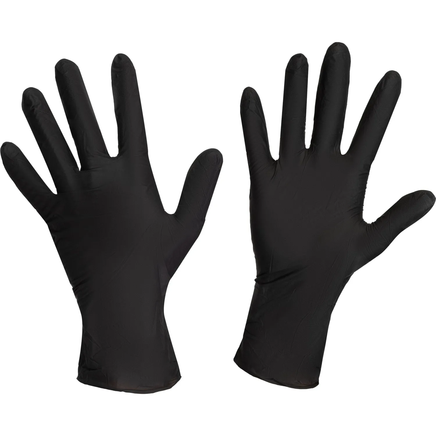Перчатки нитрил. о/р, н/о, н/с FOXY-GLOVES (М) черный уп/2шт - фото 3