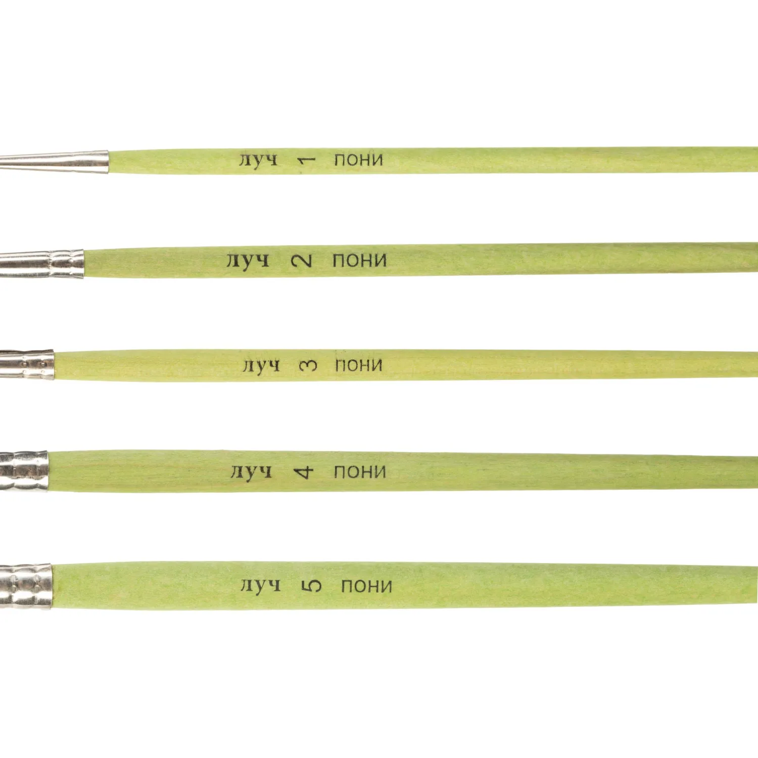 Набор кистей ZOO, 5 шт. ПОНИ (круглые № 1, 2, 3, 4, 5) 33С 2184-08 - фото 4