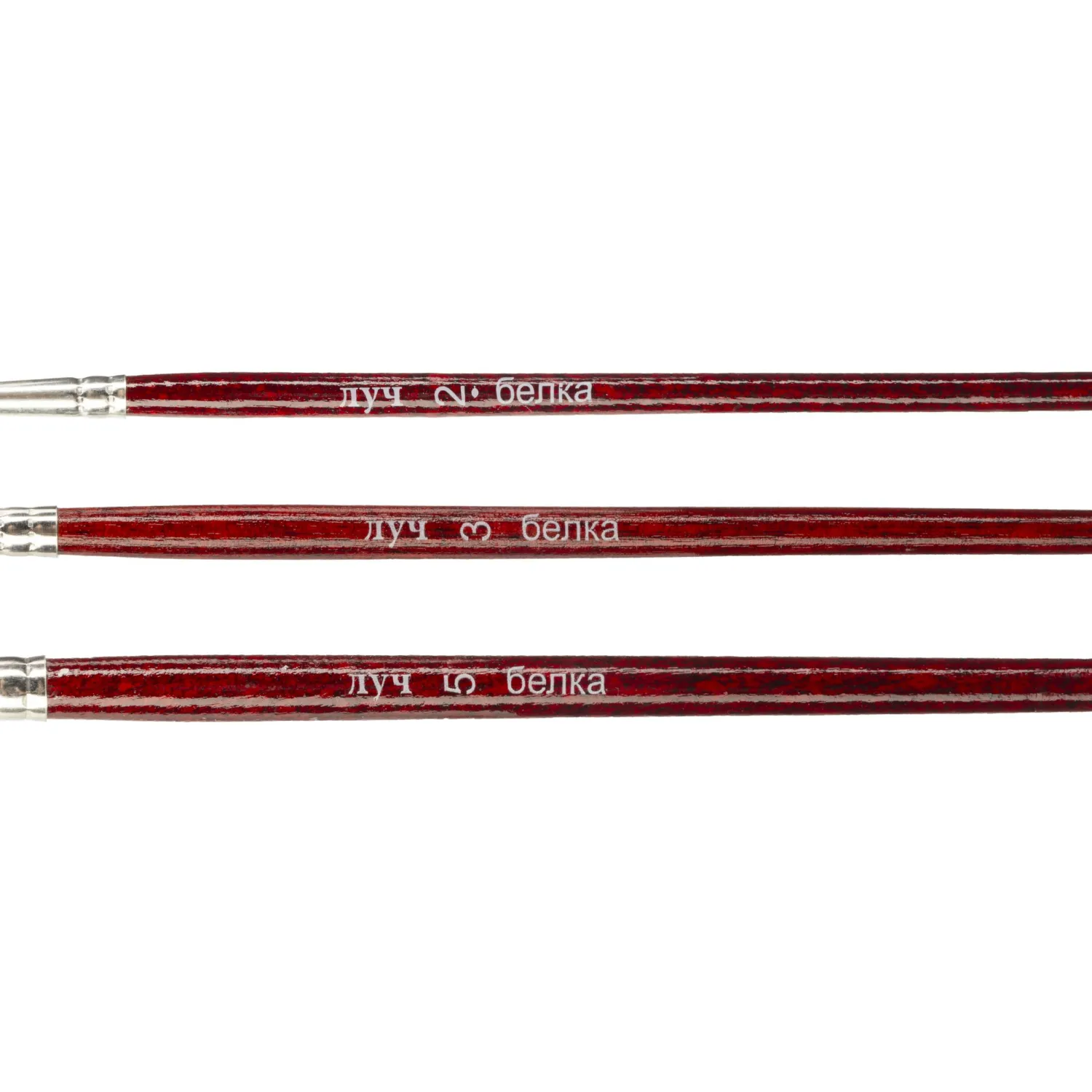 Набор кистей Классика цвета, 3 шт. БЕЛКА (круглые № 2 ,3, 5) 33С 2176-08 - фото 4