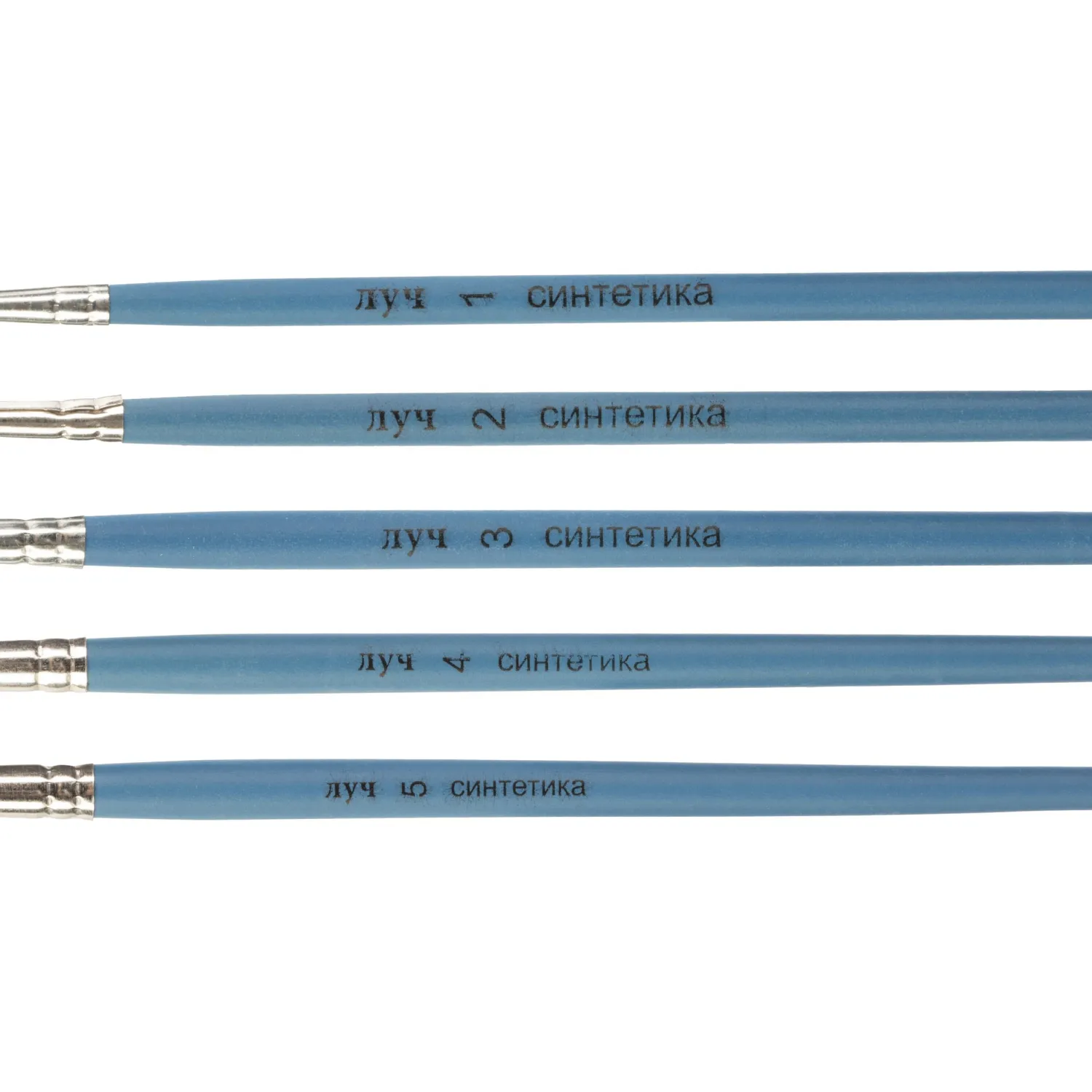 Набор кистей с пеналом Классика цвета,5шт.СИНТЕТИКА(круглые№1-5)34С 2261-08 - фото 6