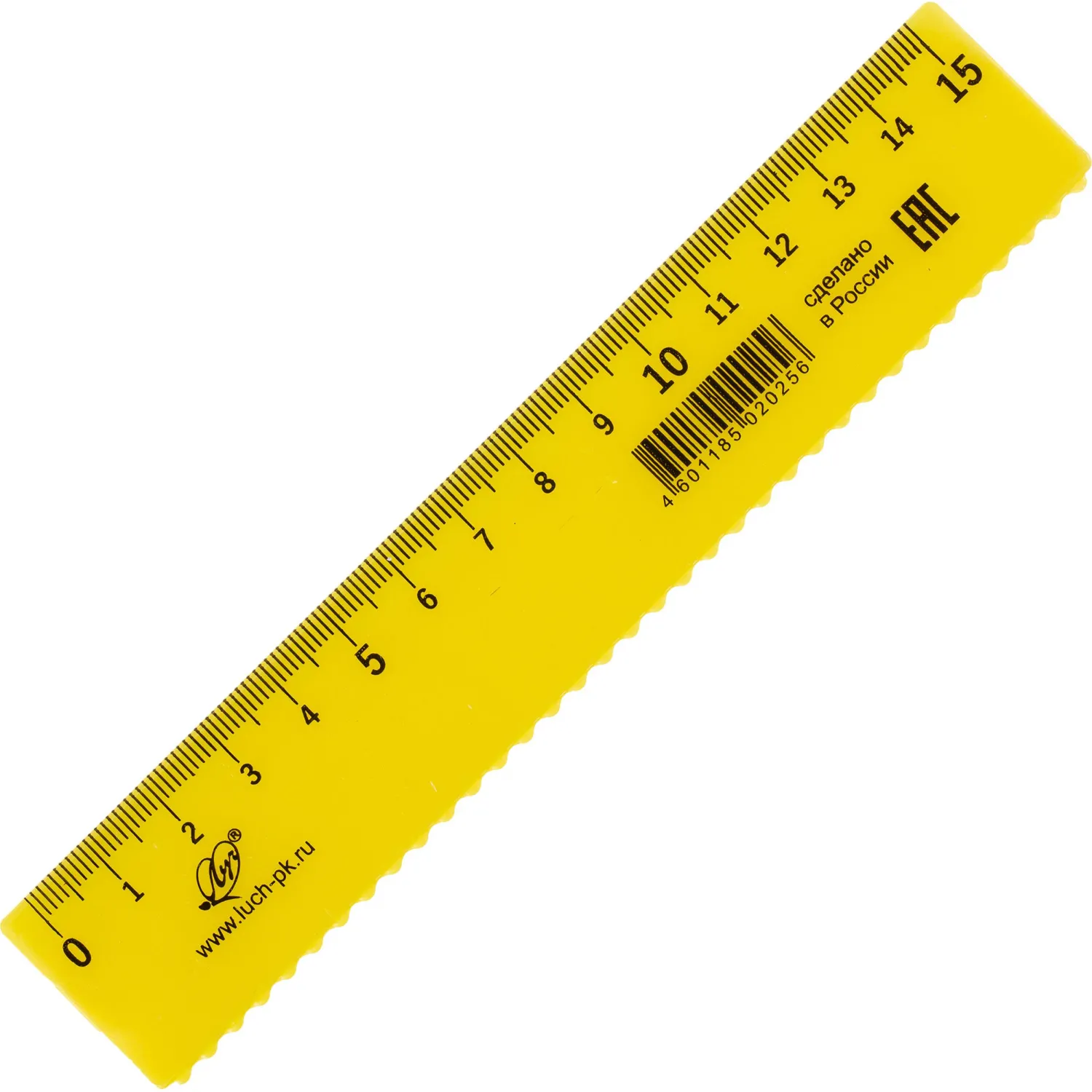 Линейка 15 см, непрозрачная, с волнистым краем, ассорти 34С 2253-08 - фото 4