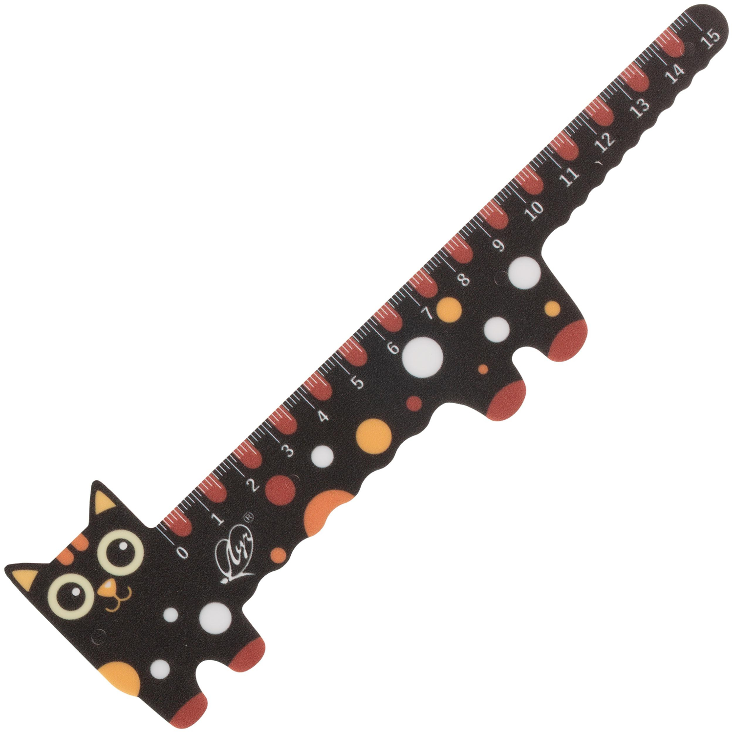 Линейка фигурная Кот 34С 2265-08 - фото 1