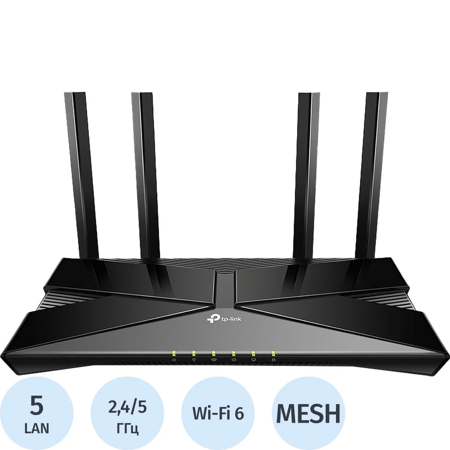Маршрутизатор TP-Link Archer AX10 AX1500 4 LAN, 1000 Мбит/с - фото 1