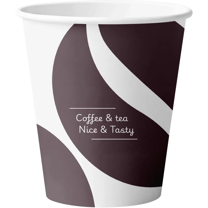 Стакан одноразовый бум. 1-сл Nice&Tasty mix 250 мл d-80 мм 50 шт/уп - фото 3