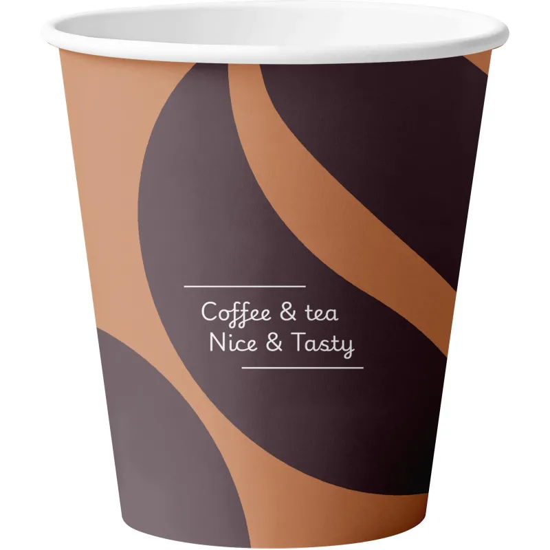 Стакан одноразовый бум. 1-сл Nice&Tasty mix 250 мл d-80 мм 50 шт/уп - фото 4