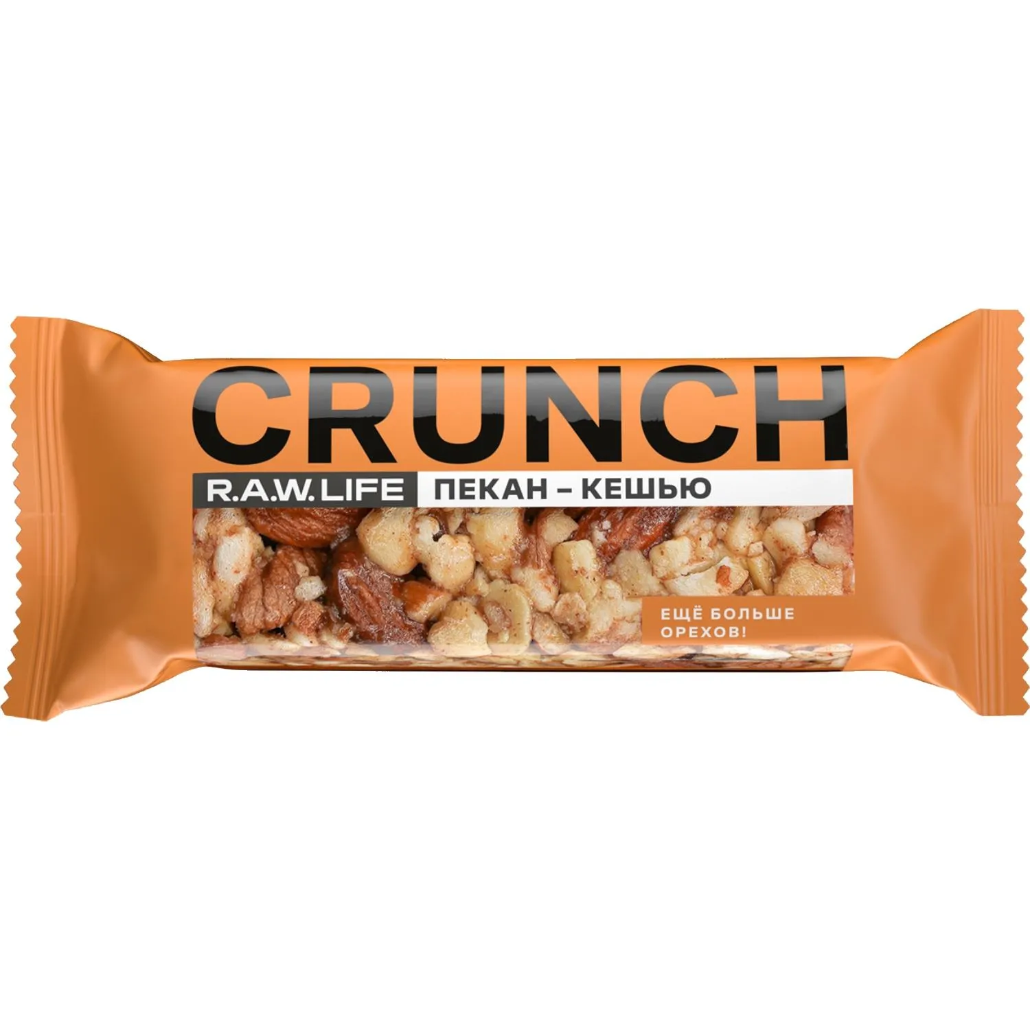 Батончик R.A.W.LIFE орехово-фруктовый CRUNCH Пекан-Кешью, 30гx12шт/уп - фото 2
