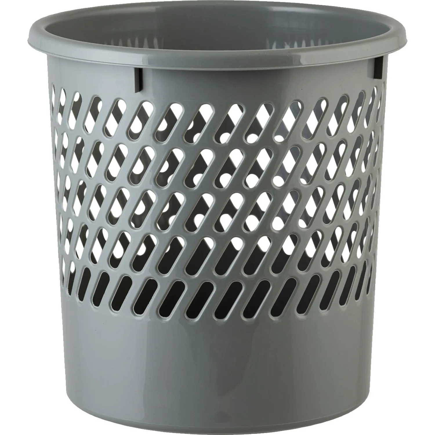 Корзина для мусора офисная 10л пластик в ассортименте - фото 5