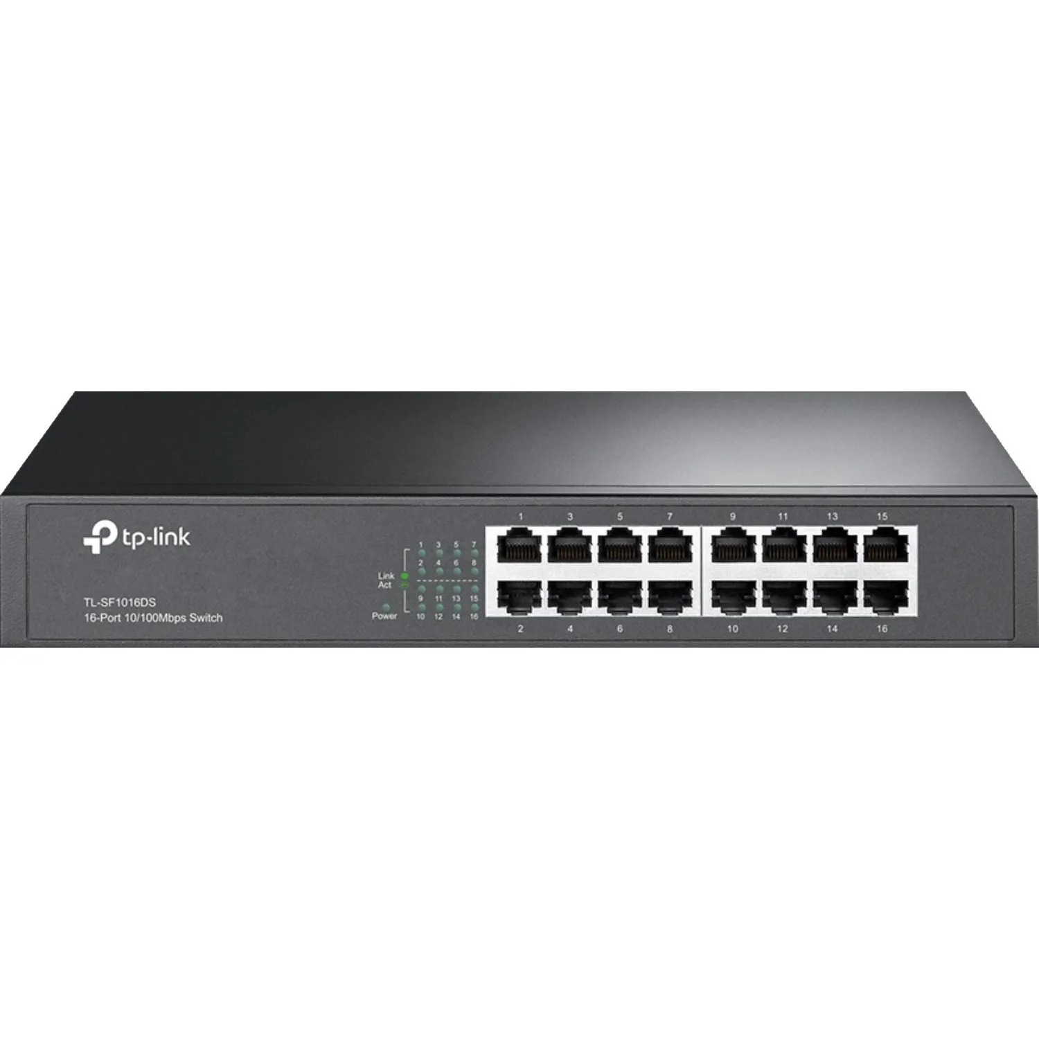 Коммутатор TP-Link TL-SF1016DS (L2) 16x100Мбит/с неуправляемый - фото 2