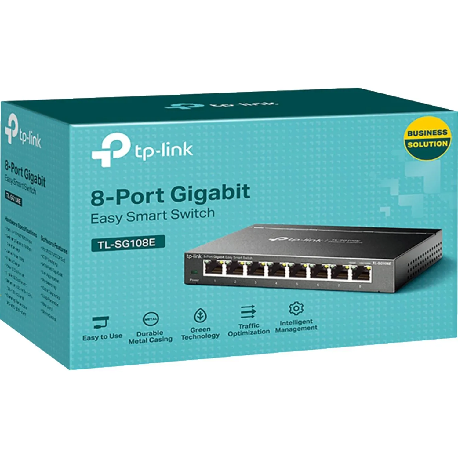 Коммутатор TP-Link TL-SG108E (L2) 8x1Гбит/с управляемый - фото 4
