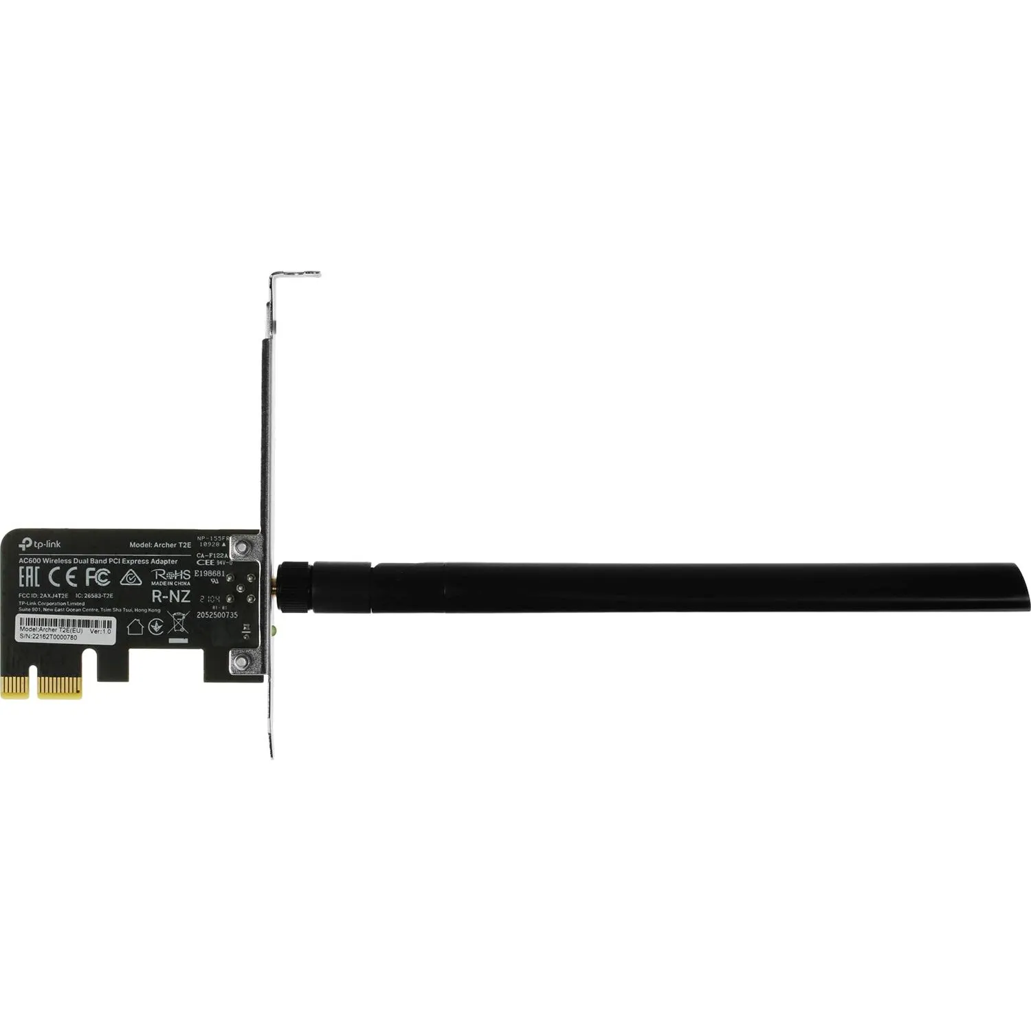 Сетевой адаптер Wi-Fi TP-Link Archer T2E AC600 PCI Express(1 ант.внеш.съем) - фото 4