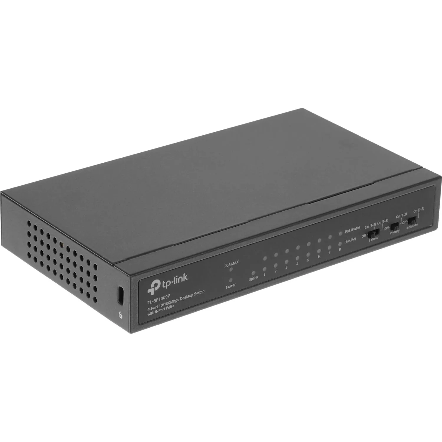 Коммутатор TP-Link TL-SF1009P 9x100Мбит/с 8PoE+ 65W неуправляемый - фото 1
