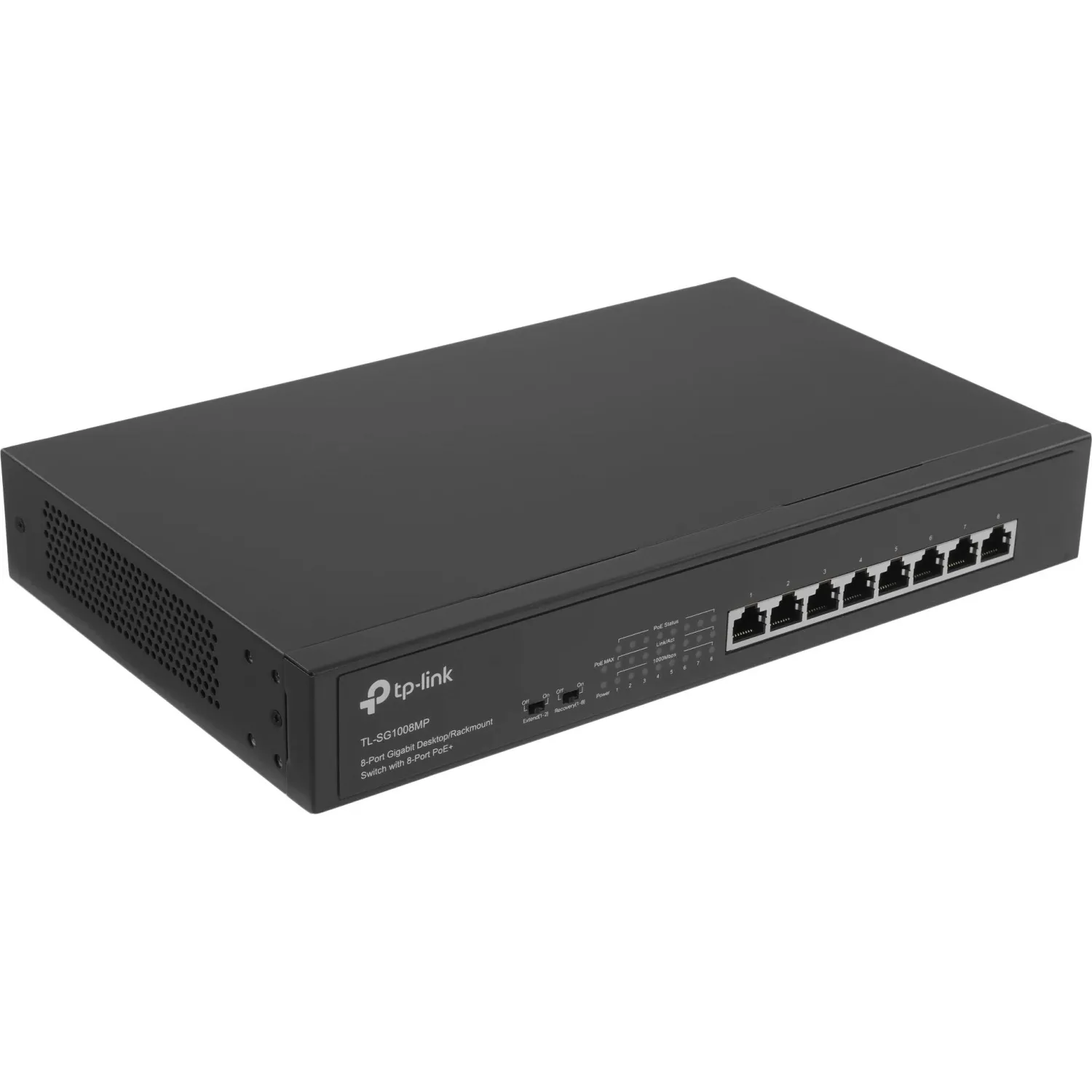 Коммутатор TP-Link TL-SG1008MP (L2) 8x1Гбит/с 8PoE+ 126W неуправляемый - фото 1