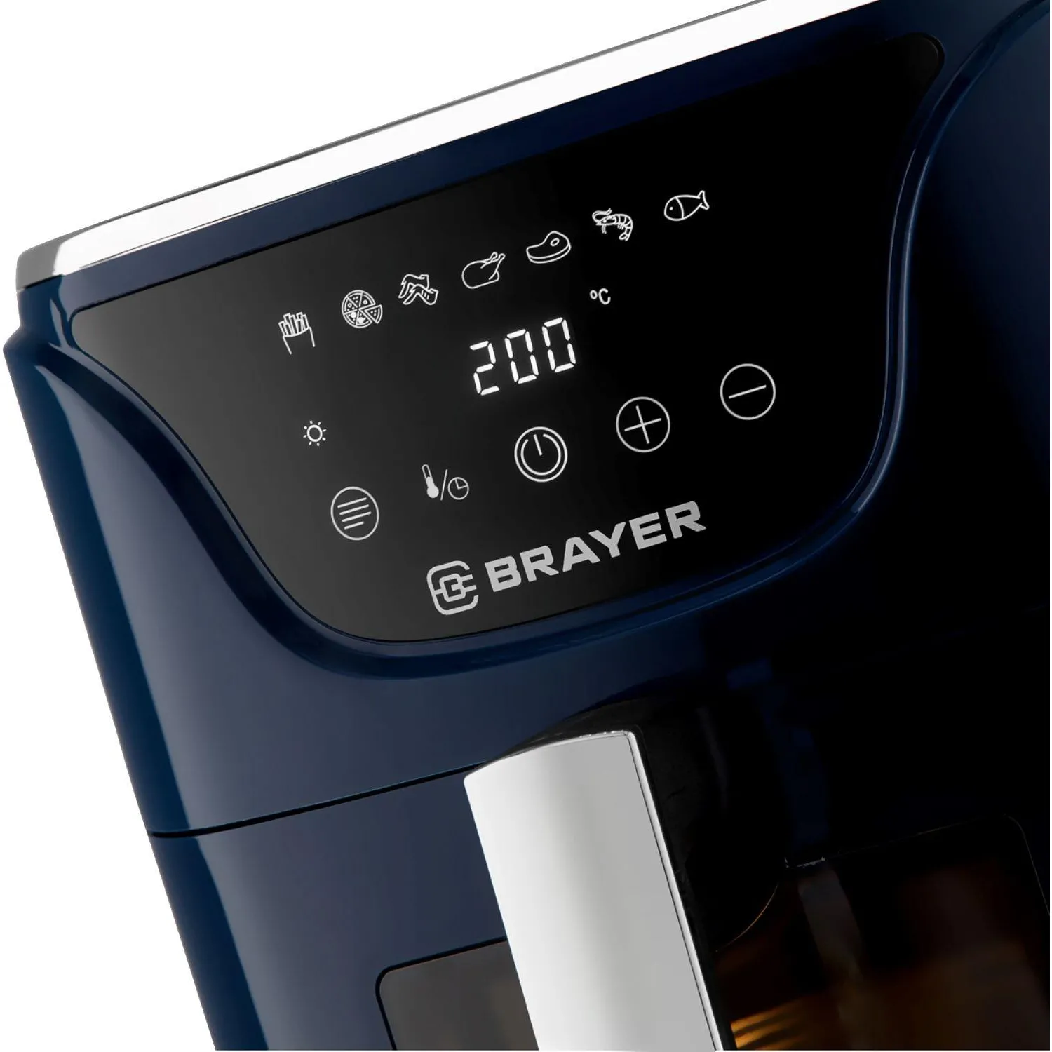 Аэрогриль BRAYER 2036BR,1500 Вт,5л, t.200С,съем.реш,таймер,LCD-дисп,7 прогр - фото 10