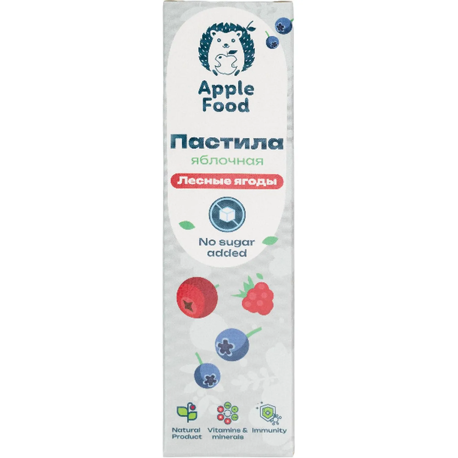 Пастила Apple Food слив_барб_гр_абр_клуб_лес.яг_виш_ябл (960г) 40гx24шт/уп - фото 7