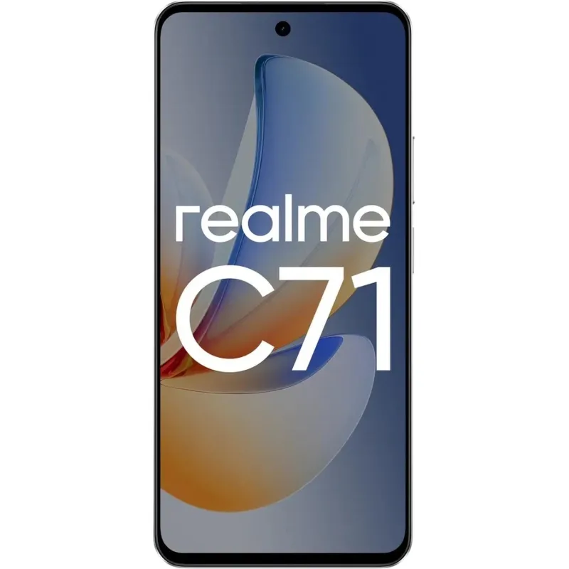 Смартфон Realme C71 RMX5303 256Gb 8Gb белый - фото 1