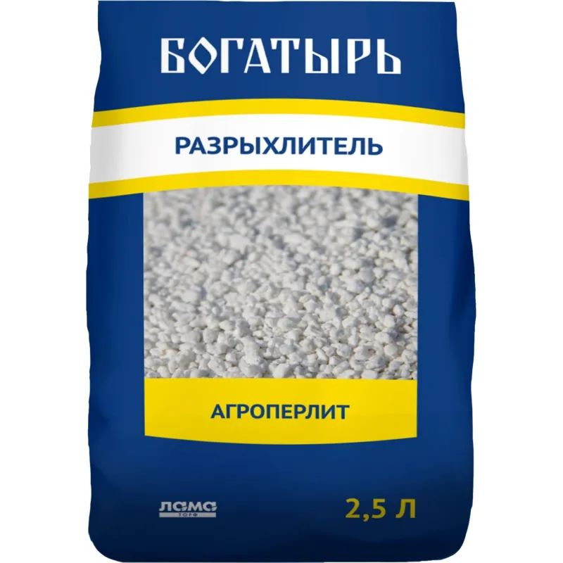 Удобрение Агроперлит Богатырь разрыхлитель 2,5 л, Lt000195 - фото 1
