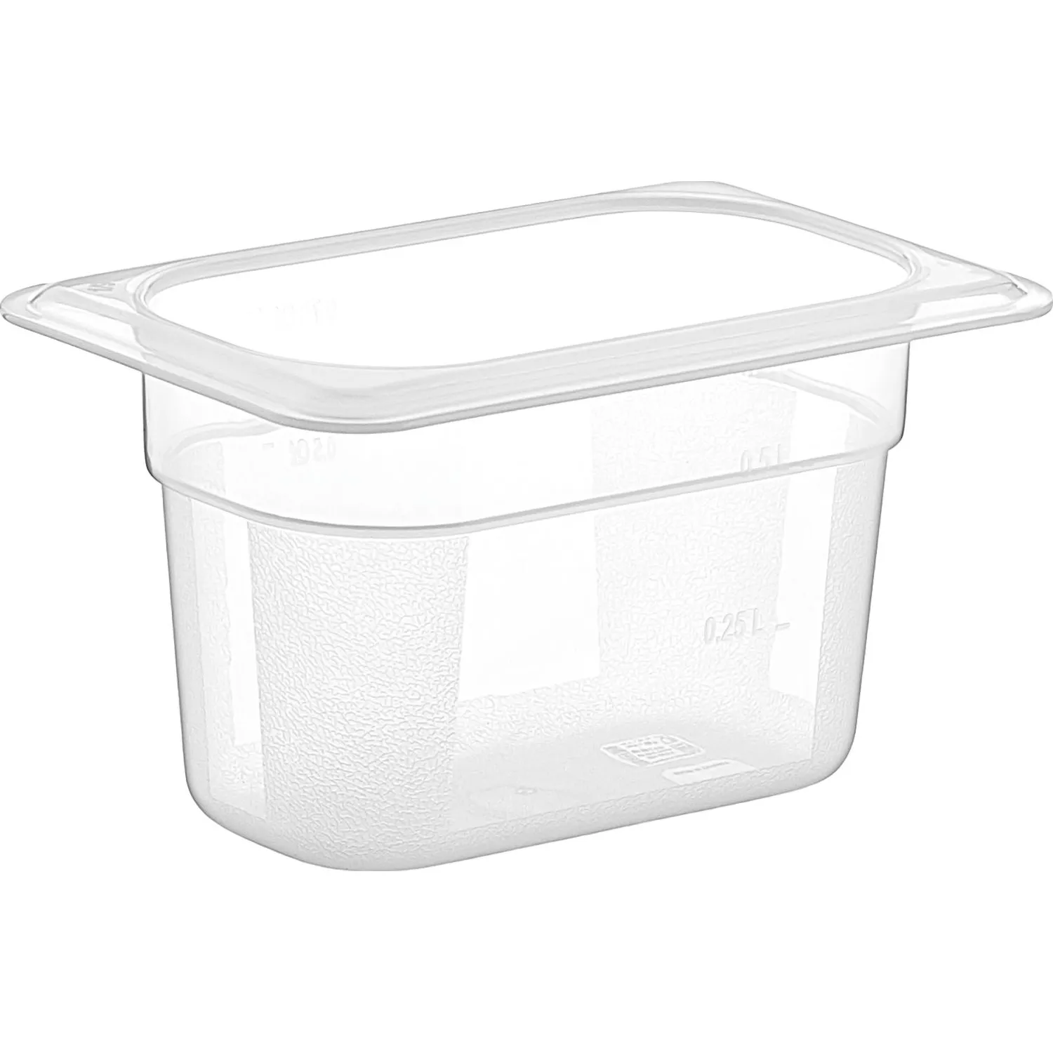 Гастроемкость 1/9  h=100 мм. 0,75 л. п/п прозрачная GP (76786) - фото 1