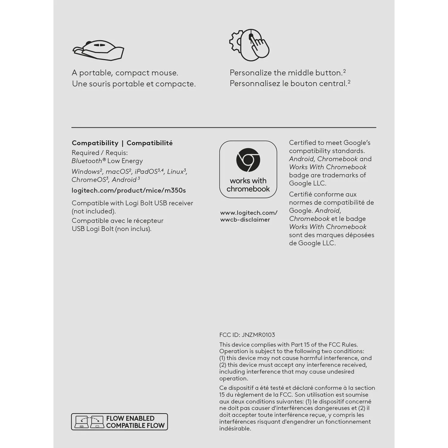 Мышь компьютерная Logitech беспр. M350S Pebble 2 BT TONAL WHITE 910-007013 - фото 10