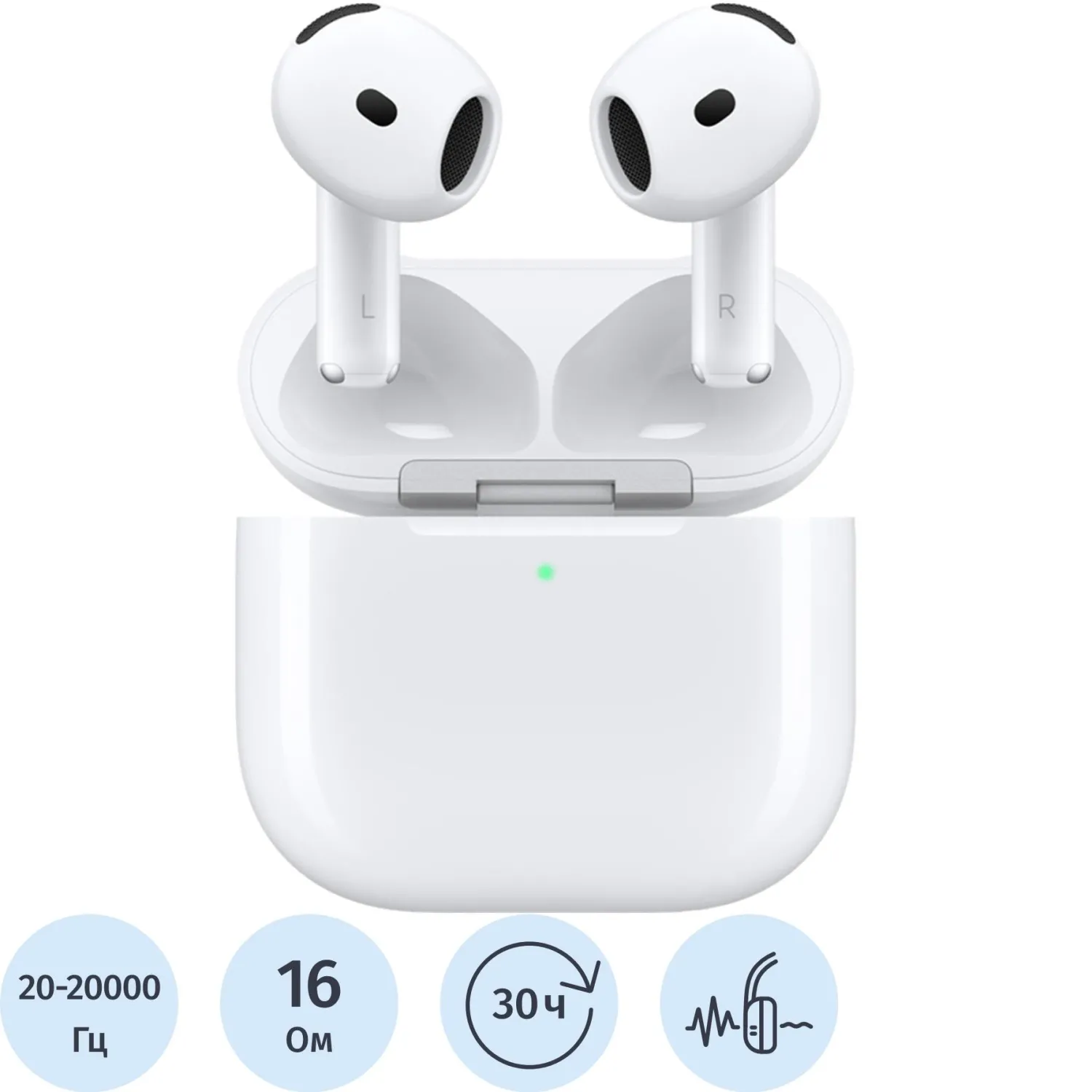 Наушники Apple AirPods ANC (4rd generation) (MXP93ZM/A) - фото 1