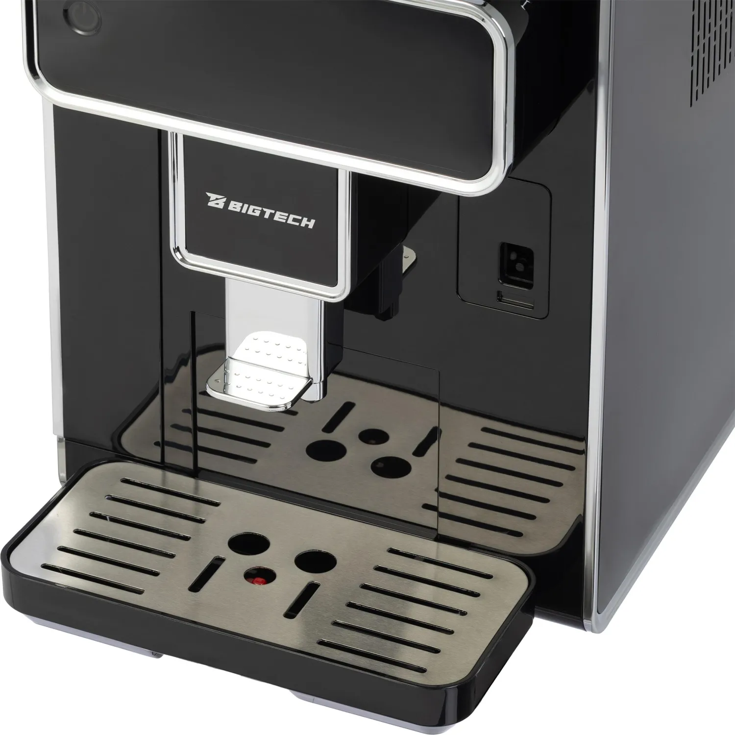 Кофемашина автоматическая BigTech DСМ308,с емк для м-ка,1,5л,зерн 300г,черн - фото 10