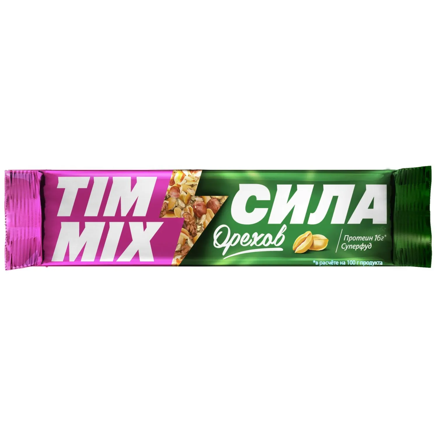 Козинак Тимоша ТимМикс сила орехов, батончик 40гx21шт/уп - фото 1
