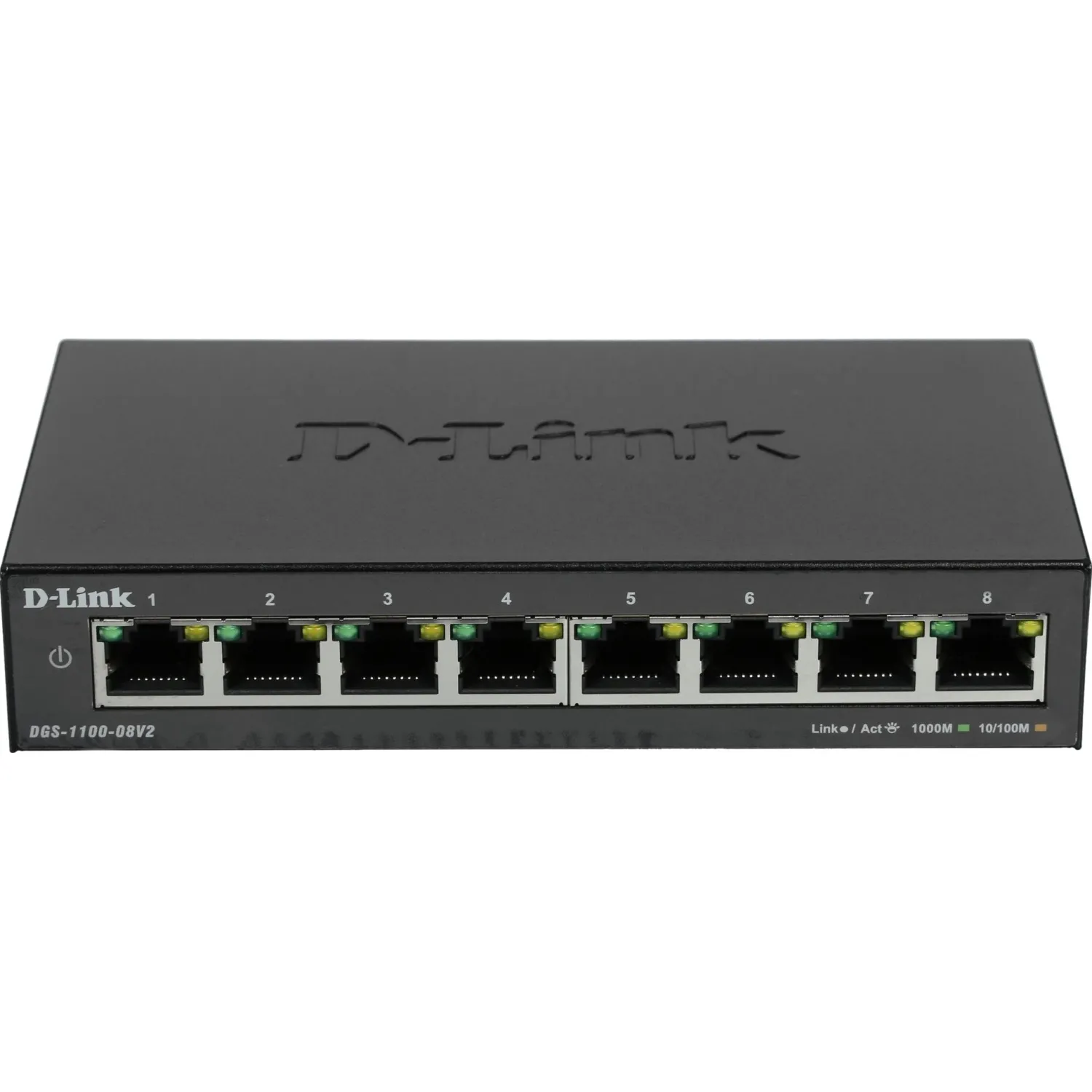 Коммутатор D-Link DGS-1100-08V2/A1A L2 8 портов 10/100/1000Base-T настр - фото 2