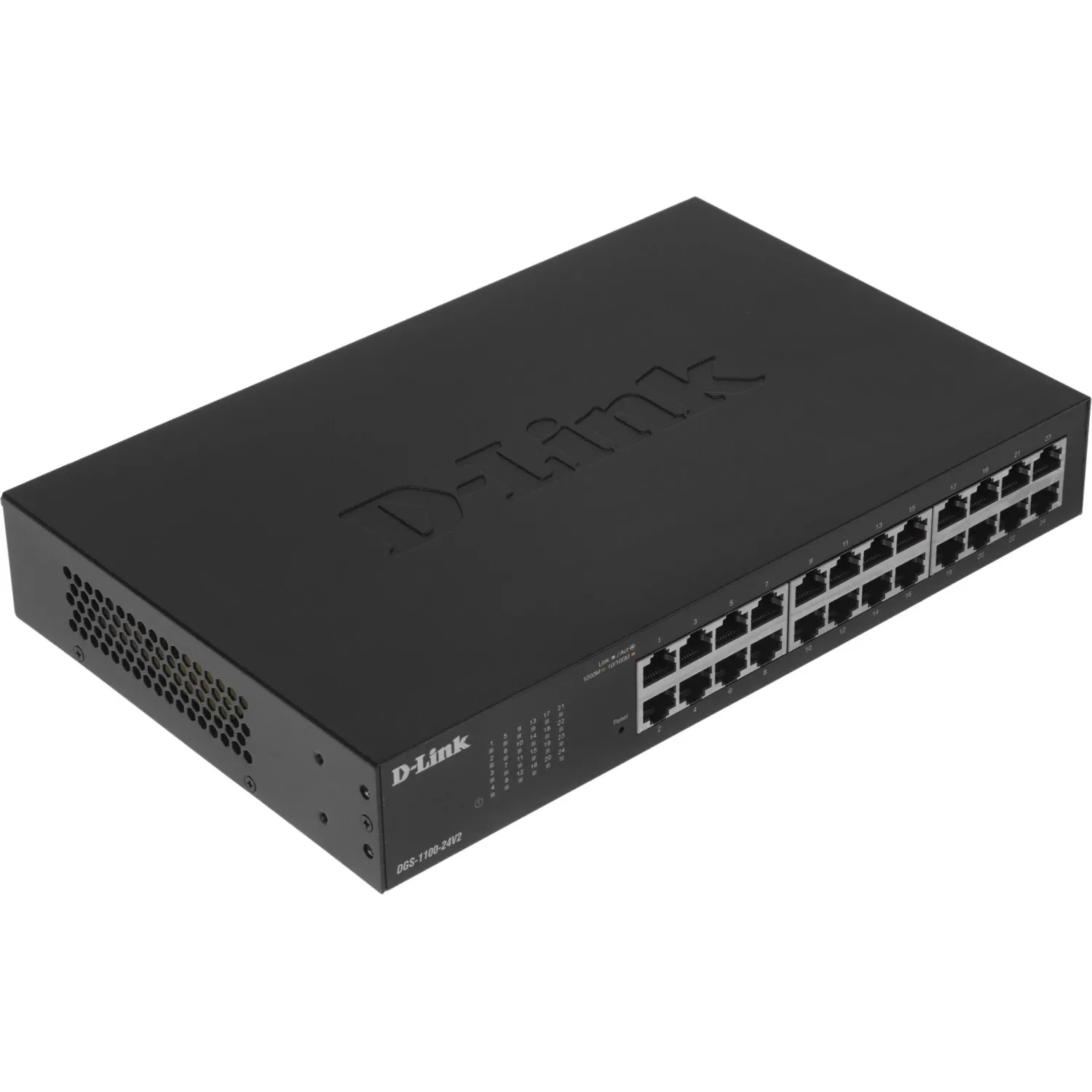 Коммутатор D-Link DGS-1100-24V2/A2A L2 24 порта 10/100/1000Base-T настр - фото 1