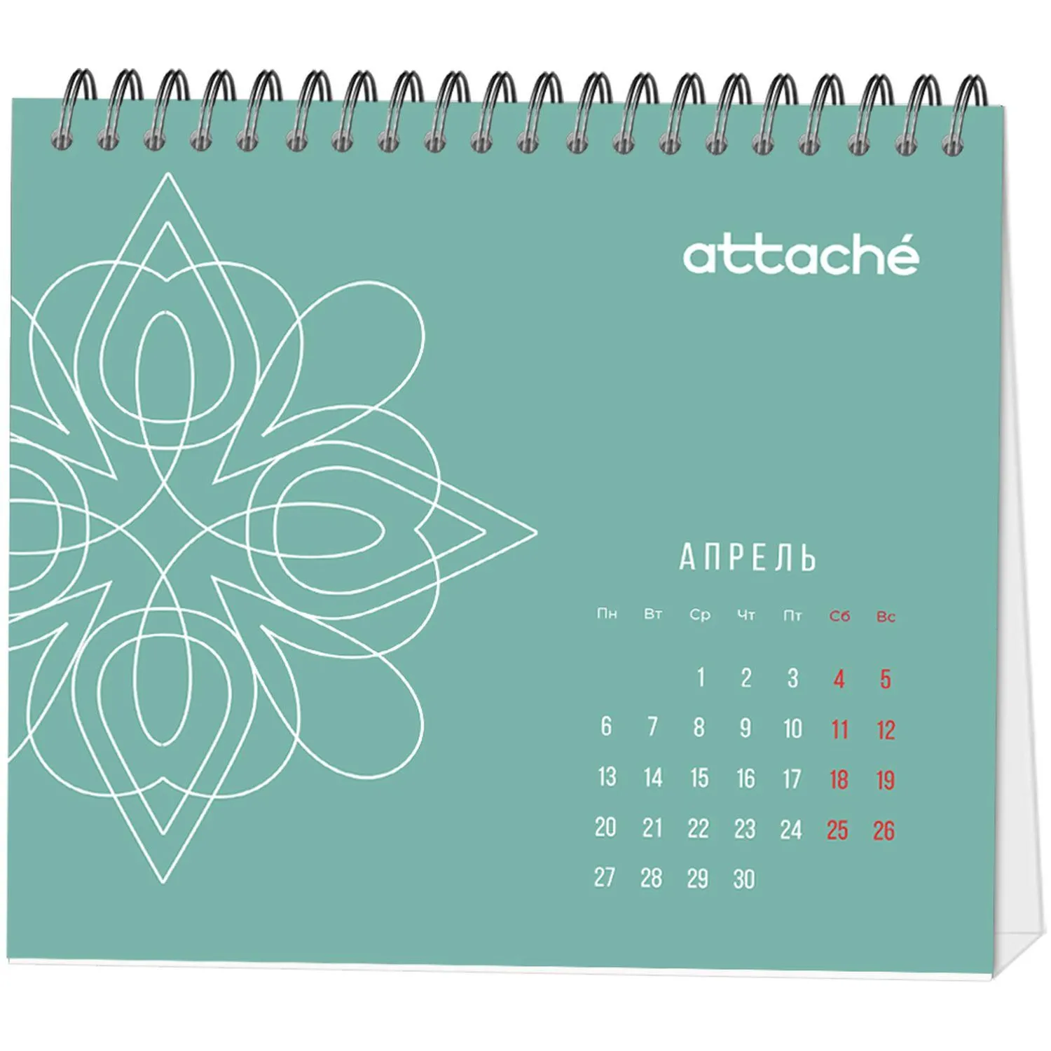 Календарь-домик настольный 2026 Attache, Орнамент, 120х110 - фото 2
