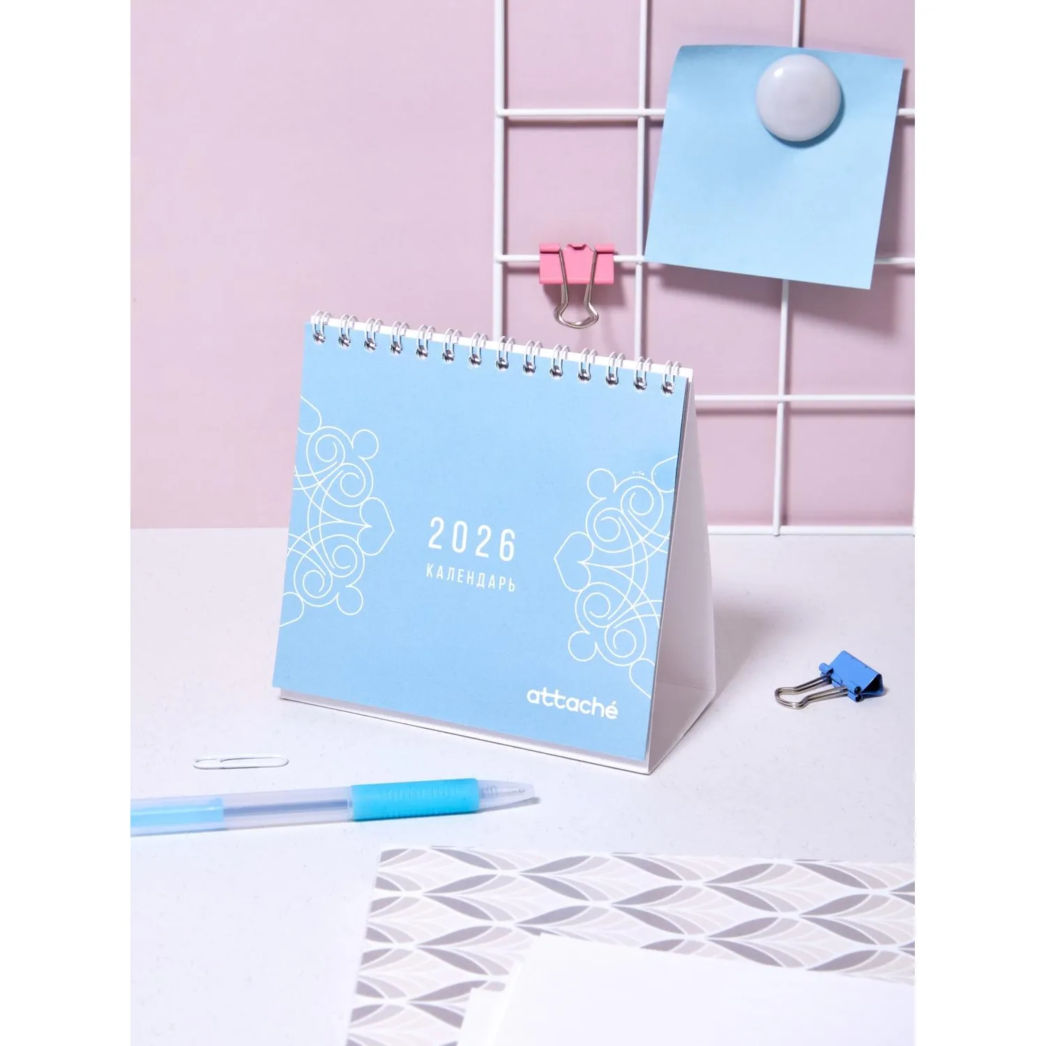 Календарь-домик настольный 2026 Attache, Орнамент, 120х110 - фото 8