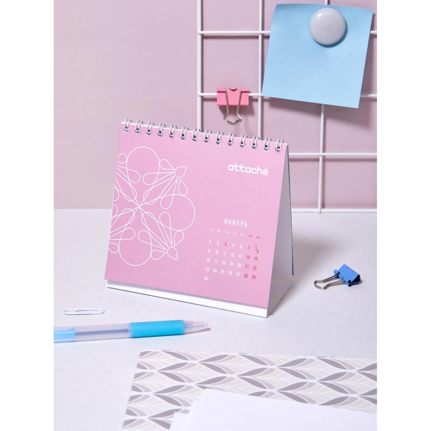 Календарь-домик настольный 2026 Attache, Орнамент, 120х110 - фото 9