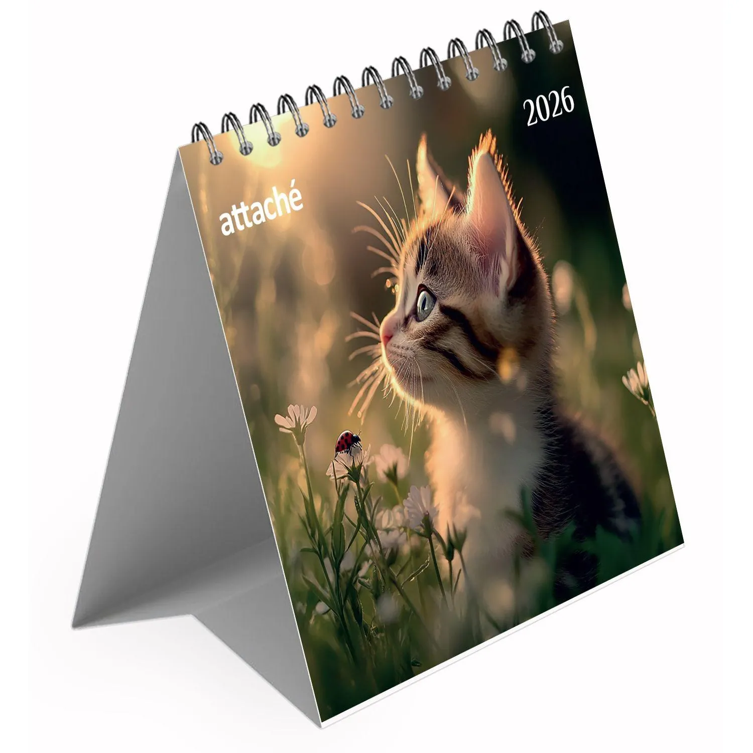Календарь-домик настольный 2026 Atache, Котенок, 120х110 - фото 7