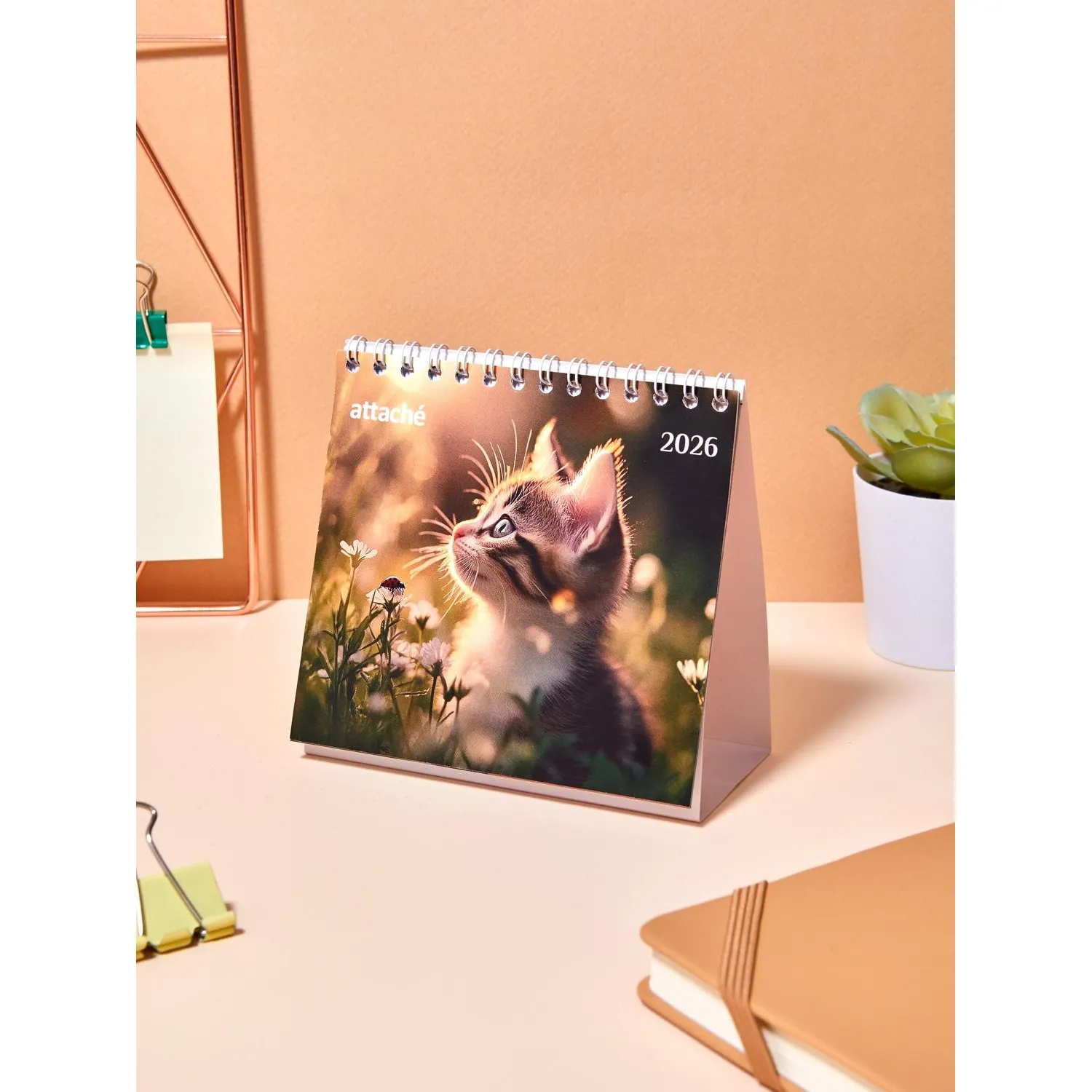 Календарь-домик настольный 2026 Atache, Котенок, 120х110 - фото 8