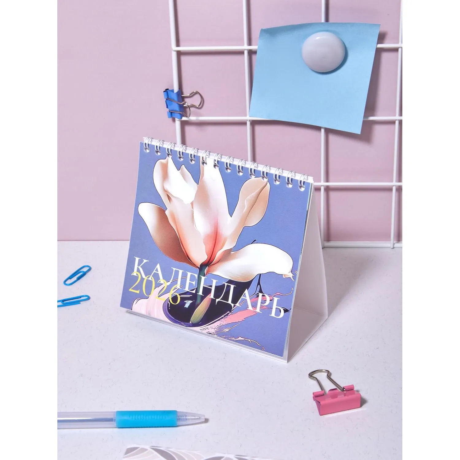 Календарь-домик настольный 2026 Attache, Цветы, 120х110 - фото 9