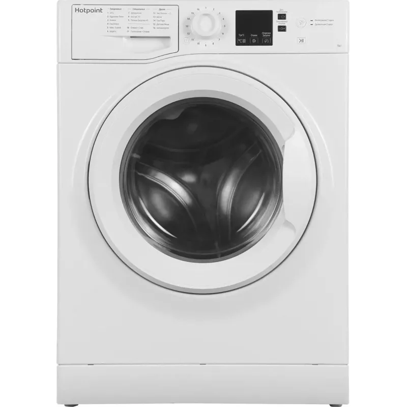 Стиральная машина Hotpoint NUS 5015 H RU кл.:A фронт. макс.:5кг белый - фото 1