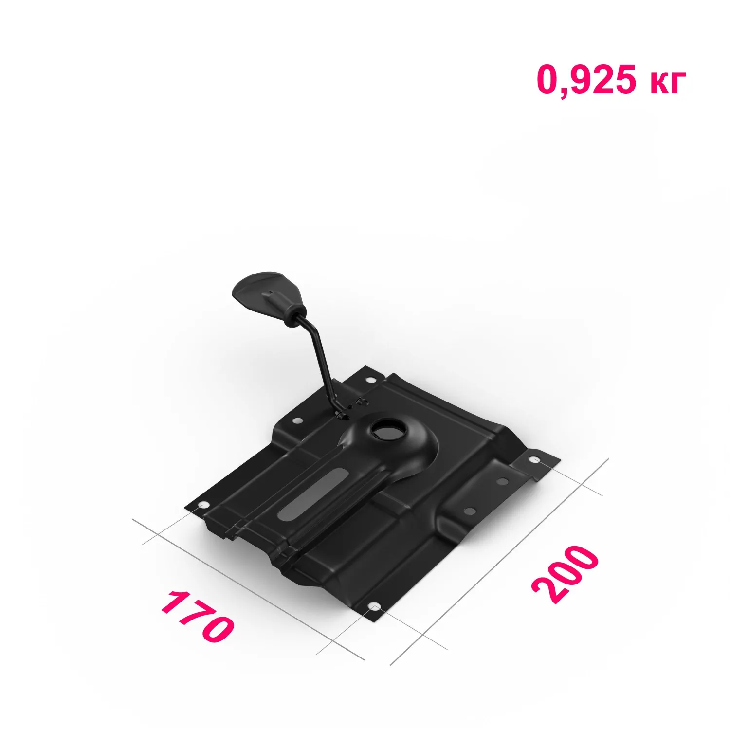 Механизм для кресла Up&Down БМФ Easy Chair пластина рычаг А BL мета 170х200 - фото 2